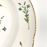 Assiette en Porcelaine du Comte d'Artois | Barbeaux | Fin du XVIIIe Siècle