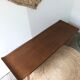 Table basse scandinave bords recourbés