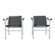 Pair of LC1 armchairs by Le Corbusier, for Cassina 1970