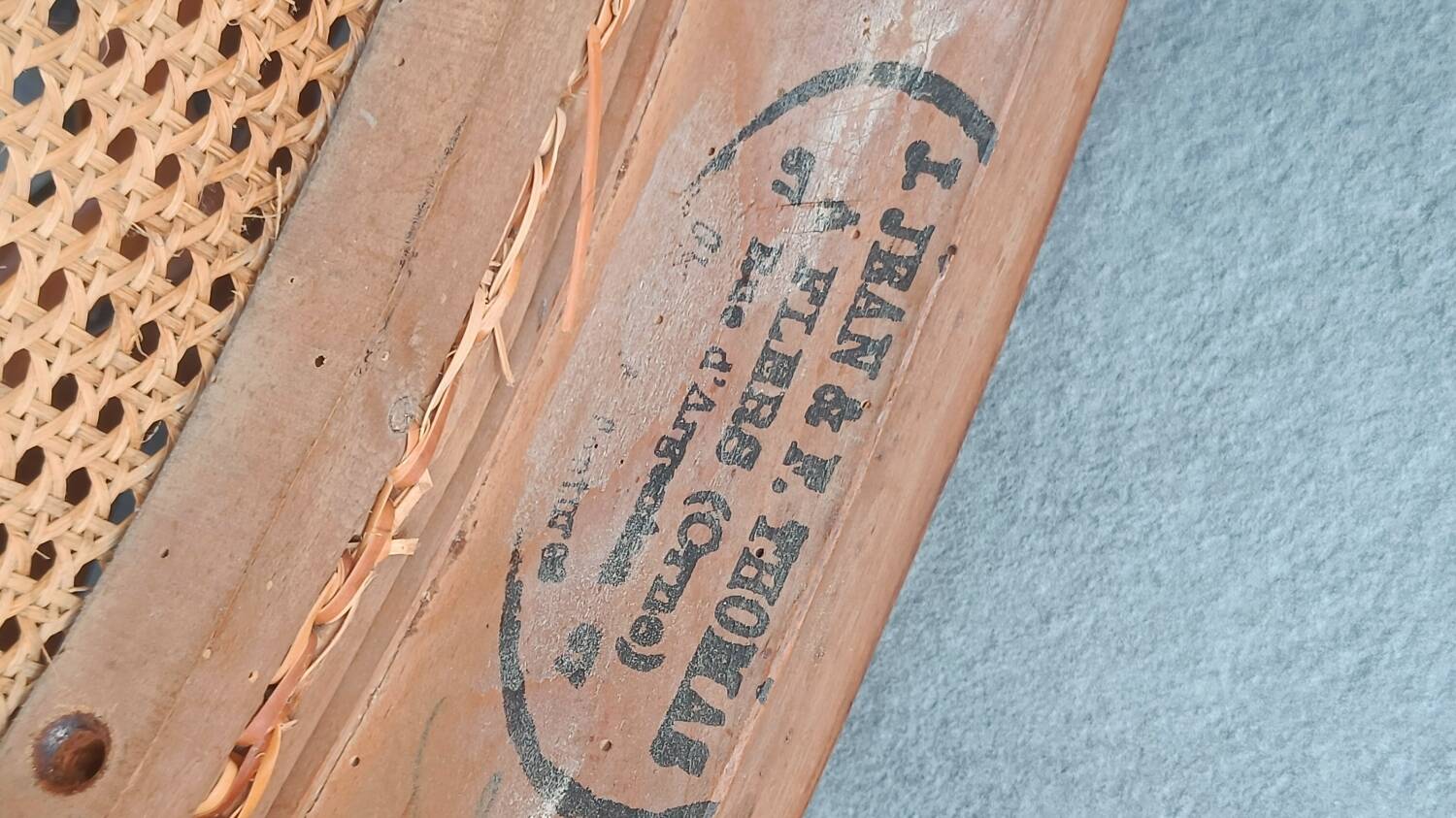 Napoleon III chair stamped