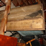 Table 6-foot banner time Louis Philippe mahogany from cuba