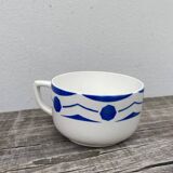 Duo de grandes tasses anciennes digoin