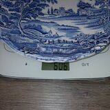 Lunéville porcelain - blue landscape plate