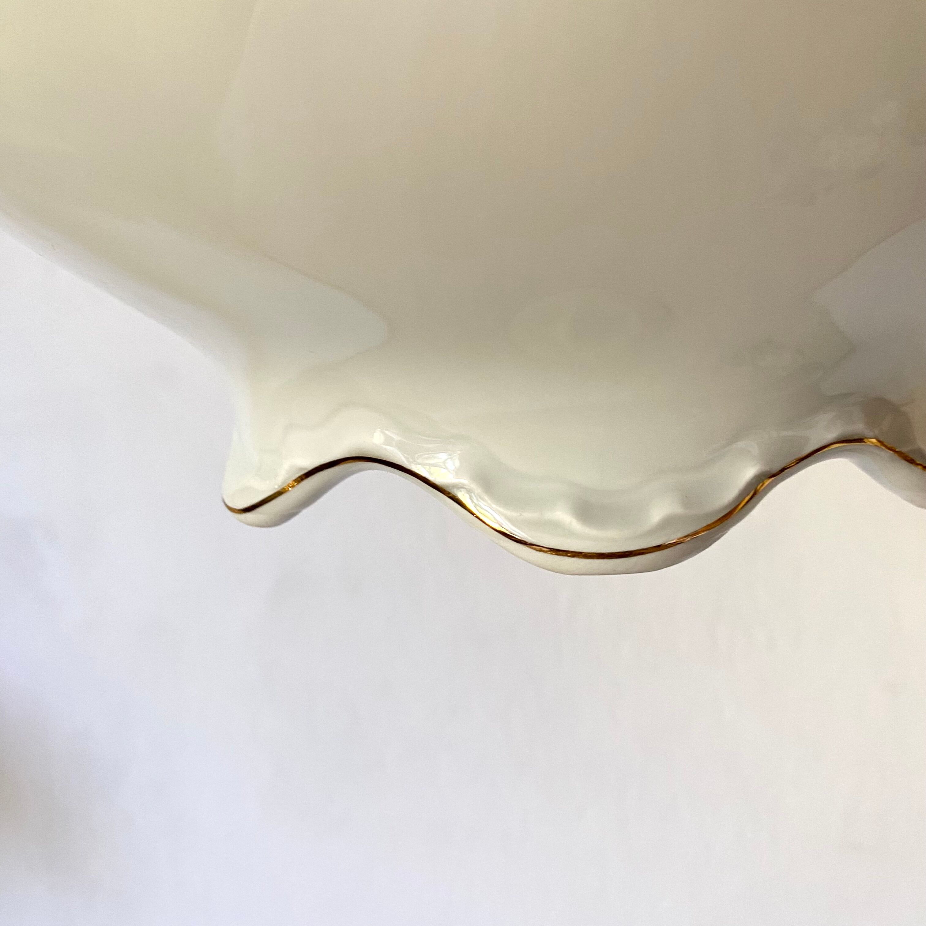 Limoges porcelain salad bowl