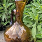 Amber blown glass carafe (1960)