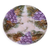 Plate slurry bunches of grapes Onnaing late nineteenth century