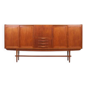 Teak highboard, Danish design, 1960s, production: Denmark