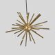 Pendel Sputnik Star en laiton 32 bras Diamètre 55 cm