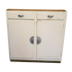 Old buffet two-door white mado