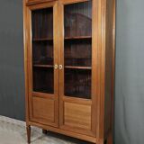 Petite Bibliothèque Vitrée en Acajou, style Louis XVI – Fin XIXe