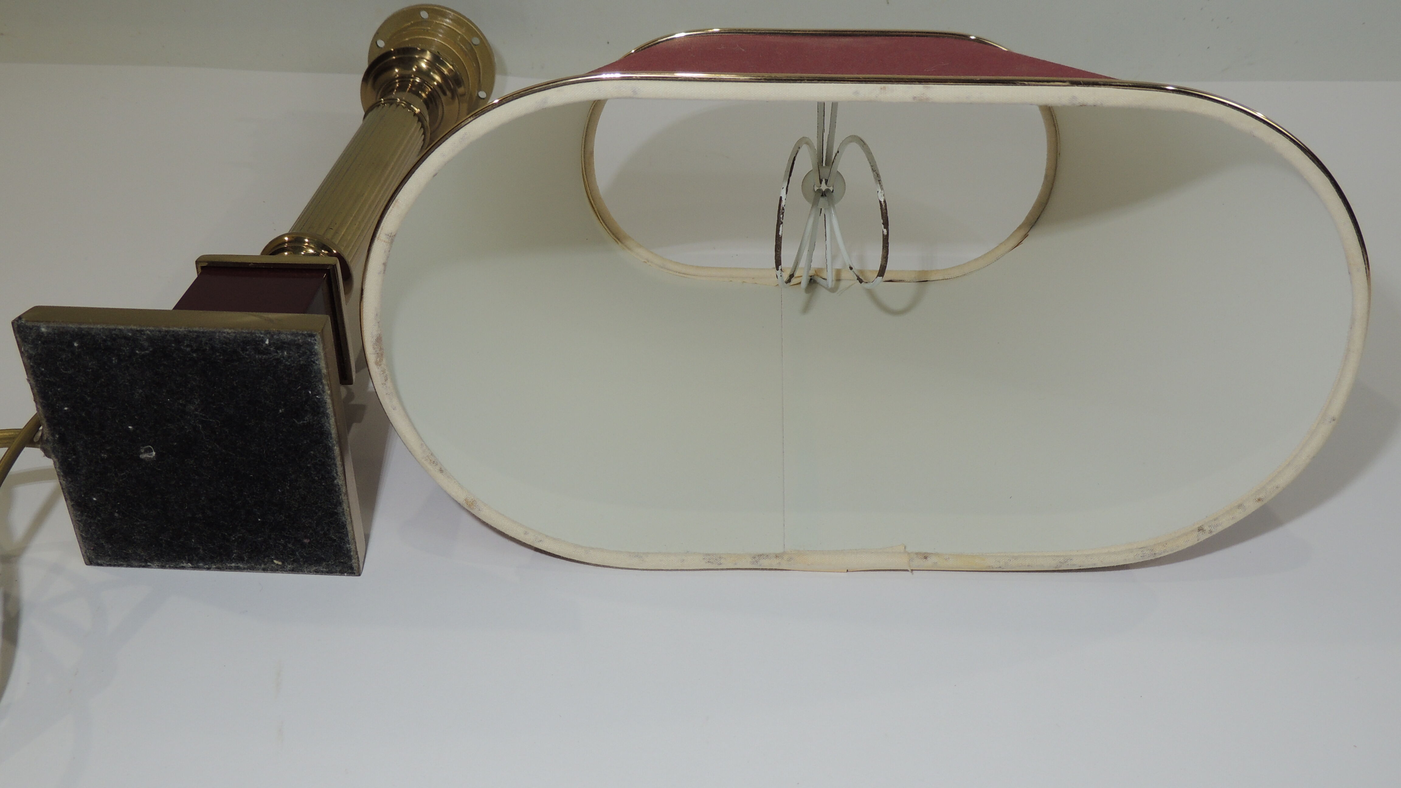 Empire style regency desk lamp/vintage