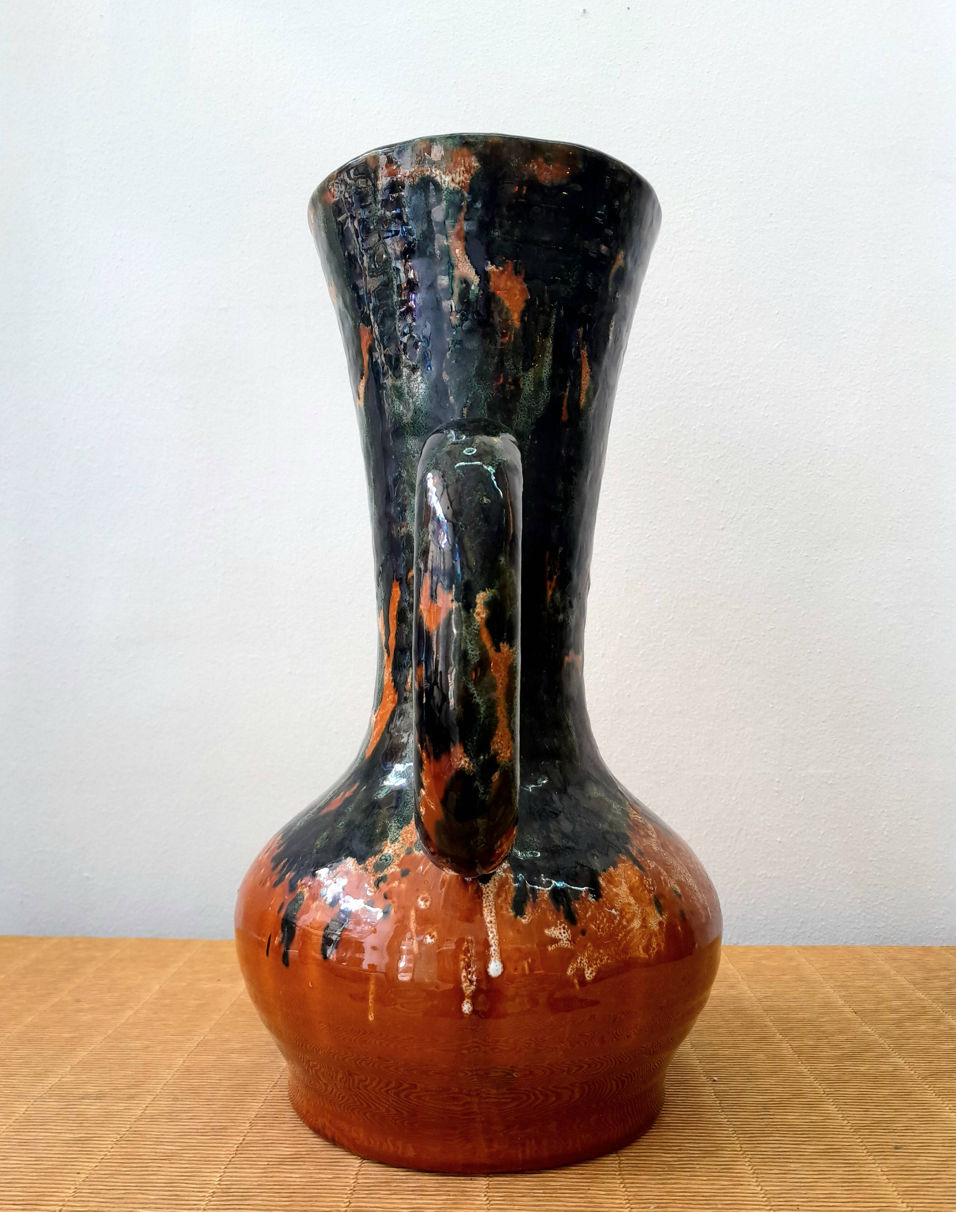 XXL vintage ceramic vase 1960