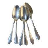 Ensemble de 6 cuillères à soupe vintage dépareillées