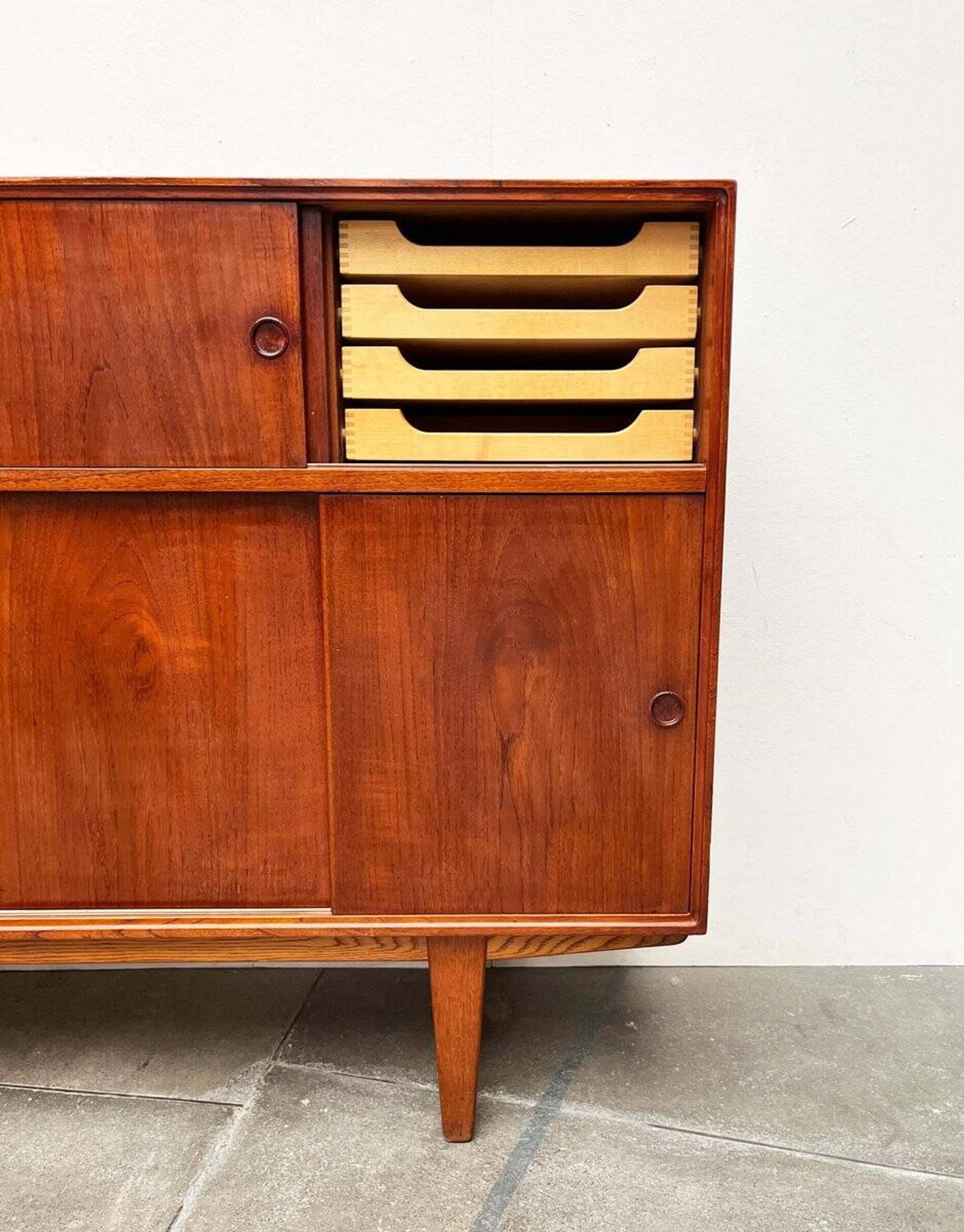 Modern Danish mid-century enfilade, teak, 1960s