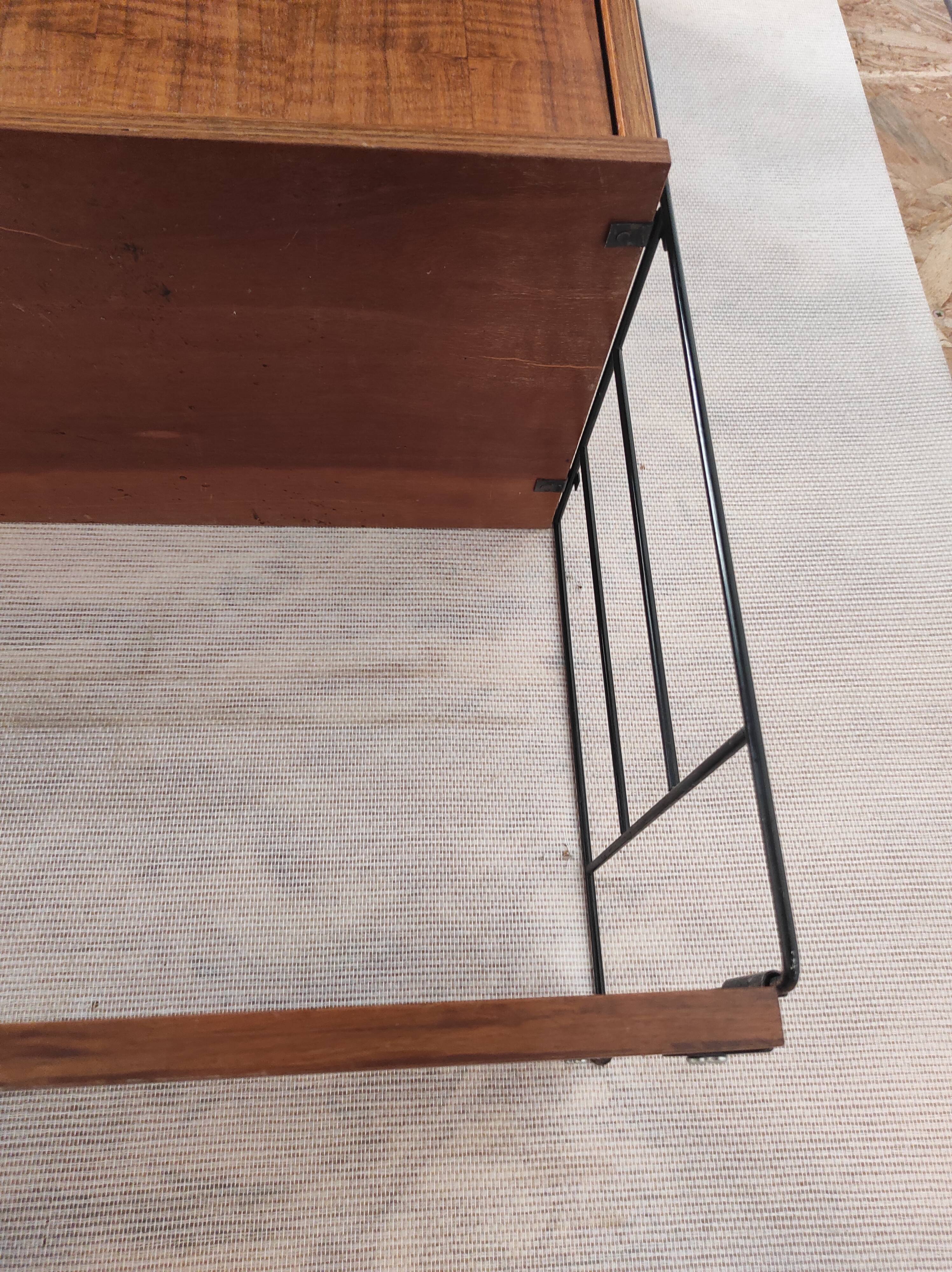 Modular wall shelf, 1960