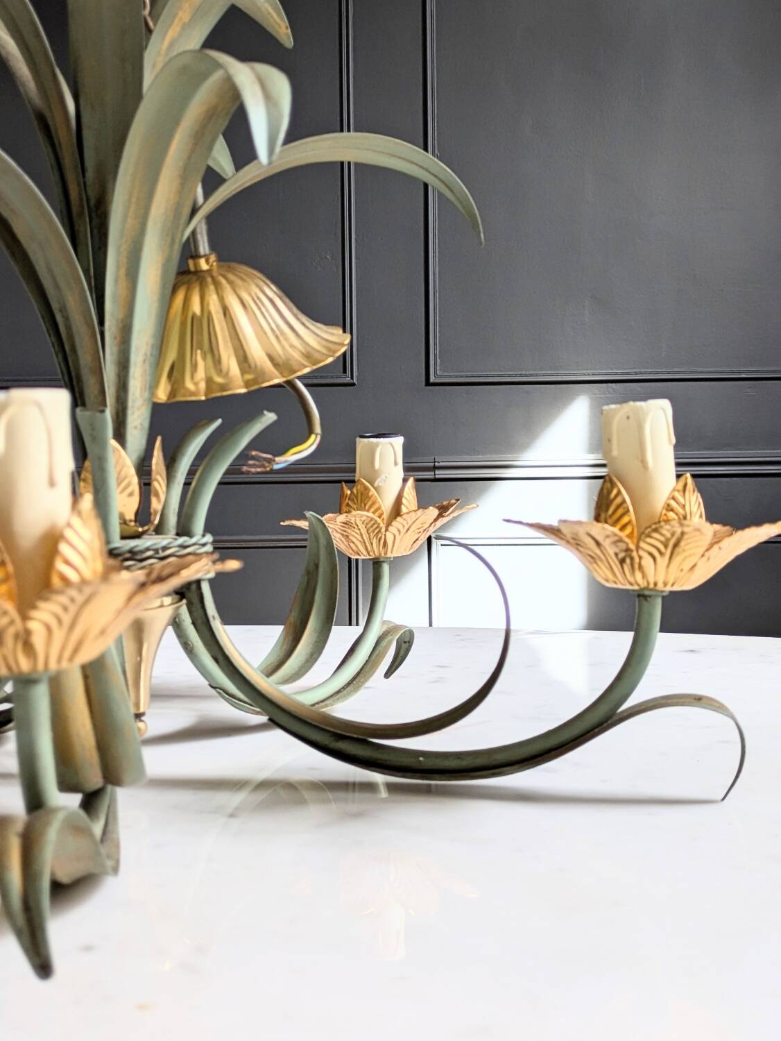 Hollywood Regency chandelier