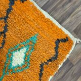 Unique Moroccan rug in natural wool 2.5x1.5 m