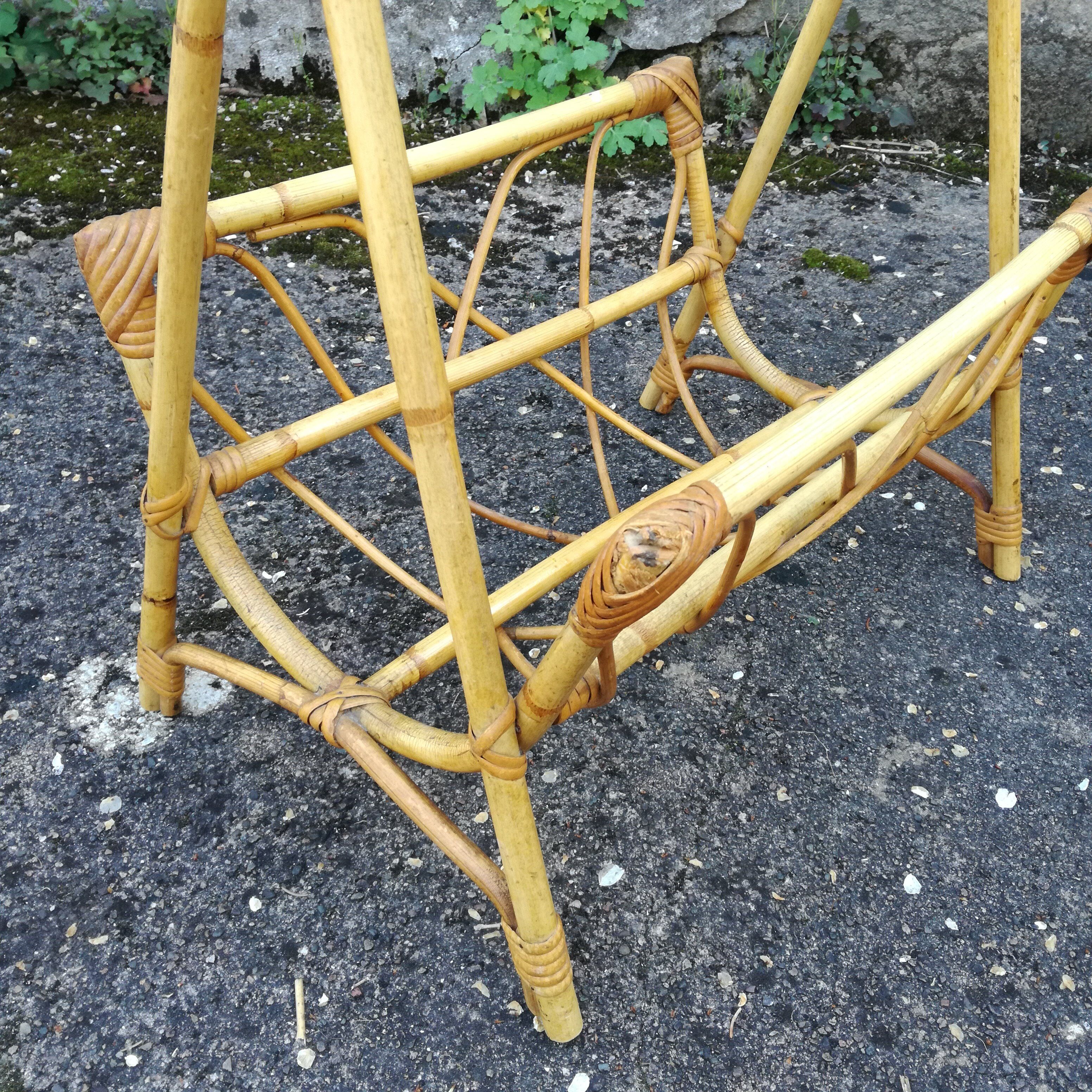 Rattan magazine holder L45
