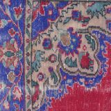 Multicolour Geometric Oushak Wool Carpet sku c69