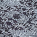 Handmade vintage turkish 1980s 178 cm x 270 cm grey carpet