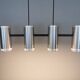 Very beautiful and rare Cylinder IV hanging lamp designed by Jo Hammerborg for Fog og Mørup in 1966.