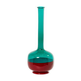 Bouteille verre Murano de Gio Ponti pour Venini Marandiana 1960