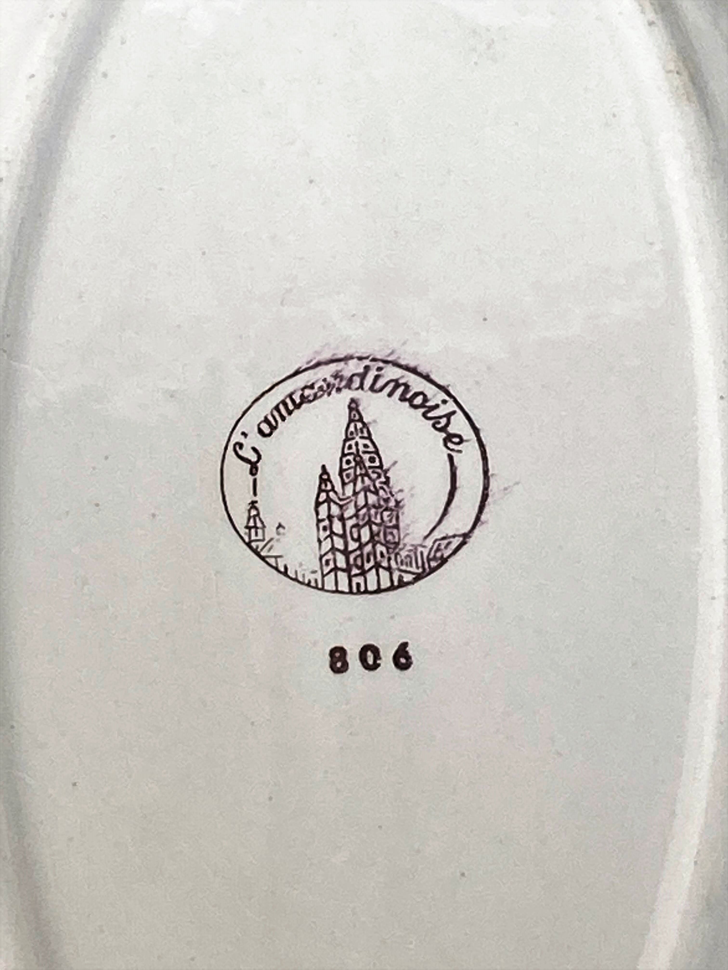 Ravier in earthenware the Ammandinoise