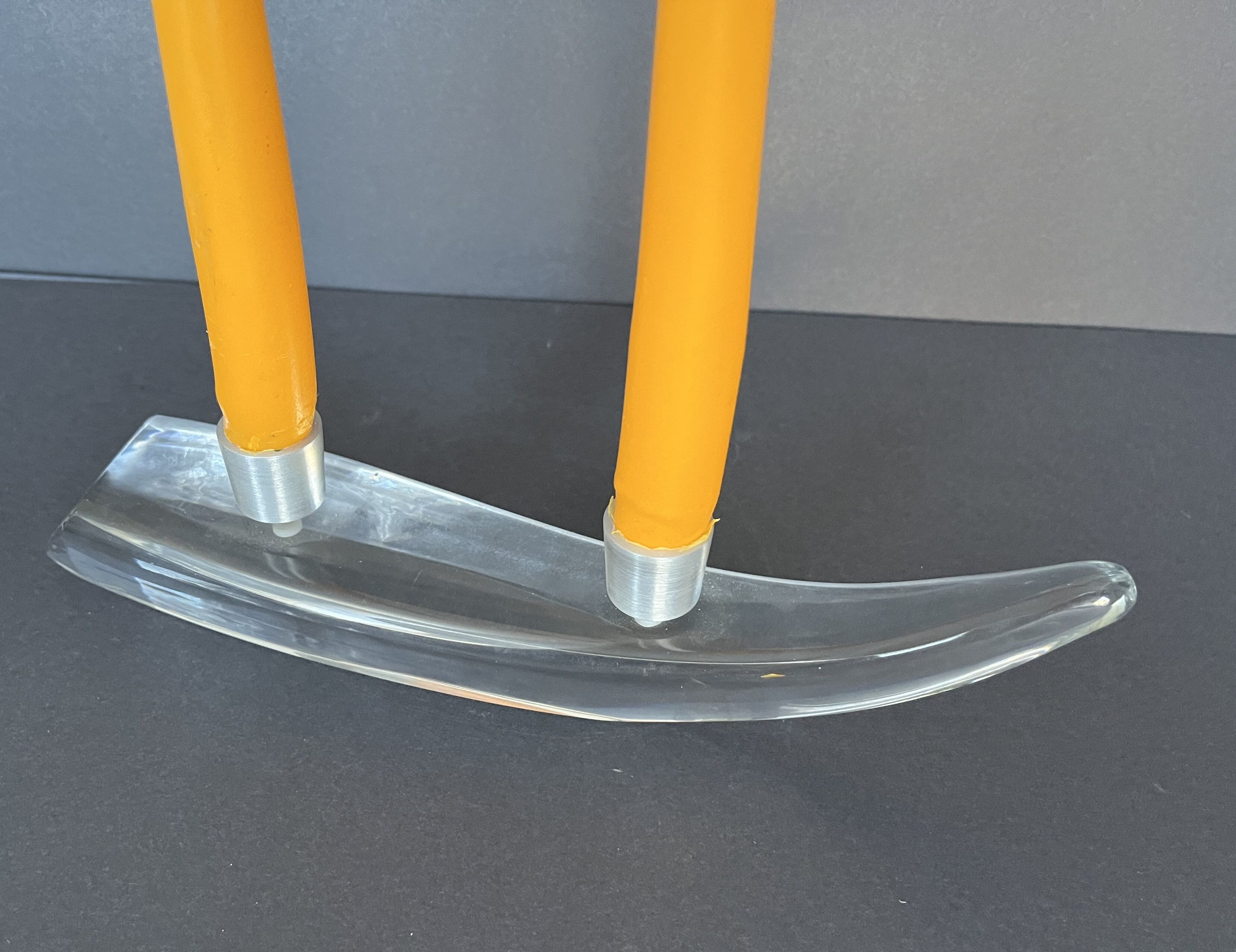 Crystal candle holder