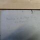 Oil painting on cardboard "Spring at the Black Virgin" signed Louis Combalot