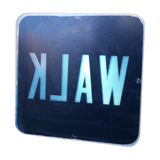 American fiberglass fire plate don't walk