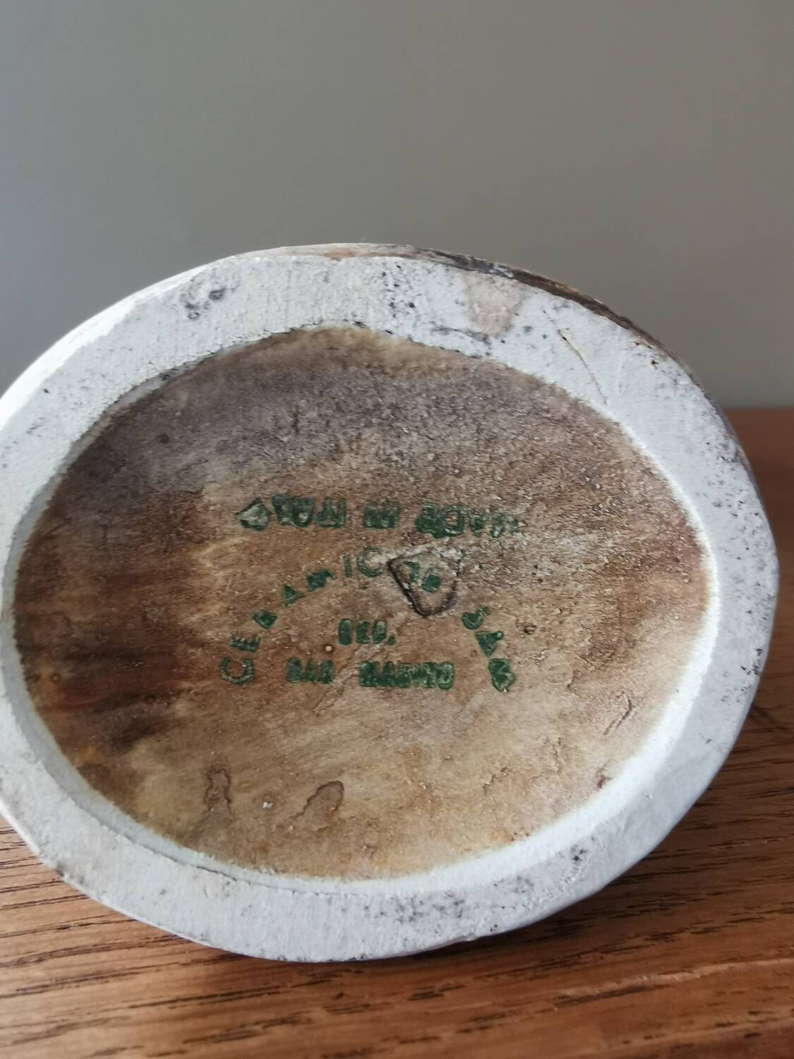 Vase soliflore vintage en céramique de San Marin