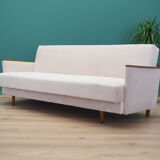 Ecru folding sofa, Danish design, 1960s, production: Denmark