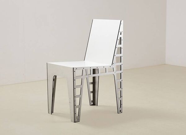 Ensemble très rare de 6 chaises en alu par Richard Hutten pour Hidden Netherlands 2000
