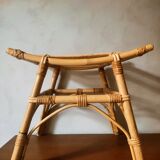 Asian-style rattan stool