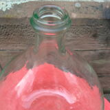 Demijohn in transparent glass, 5-litre capacity
