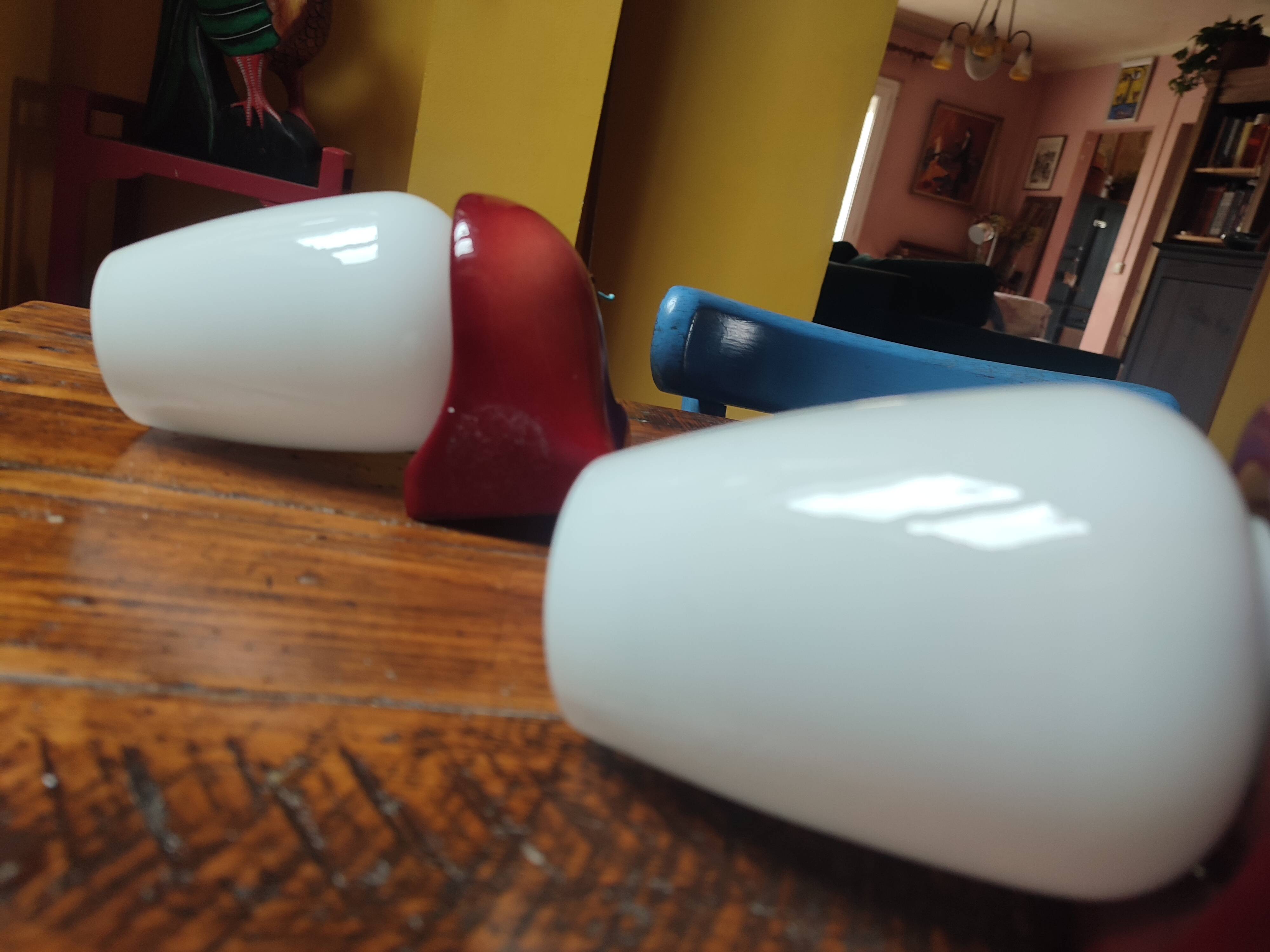 Pair of vintage 1970s wall lights