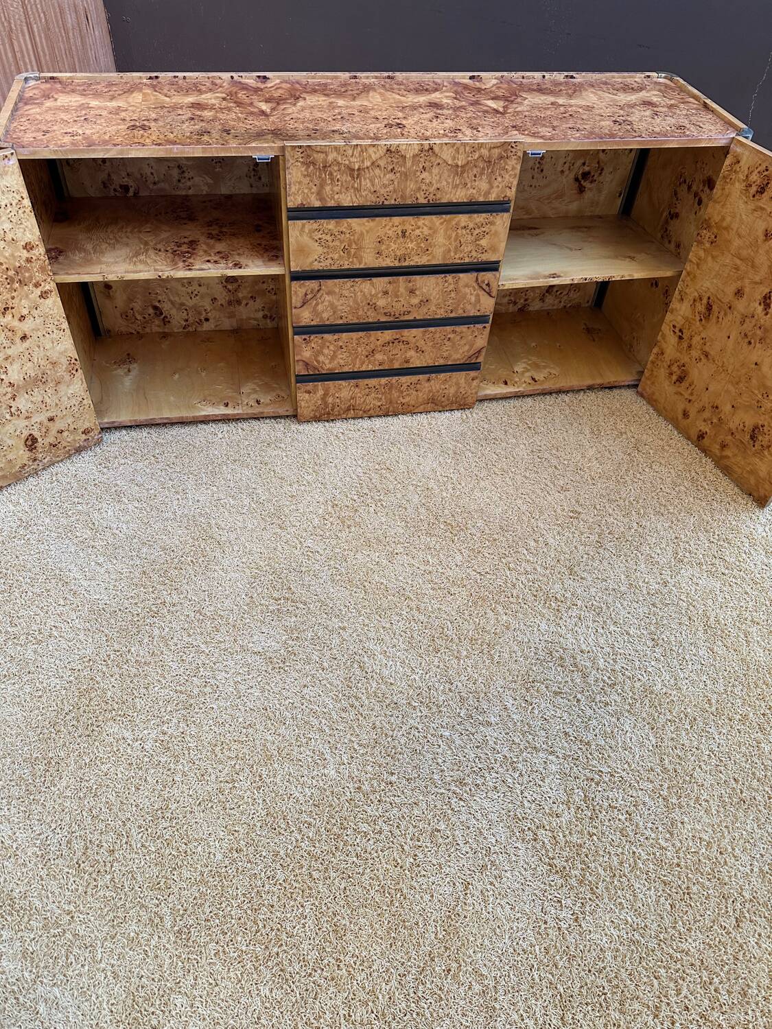 Enfilade by Willy Rizzo in elm wood.