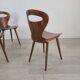 Vintage Baumann chairs 1960 brasserie bar Scandinavian design