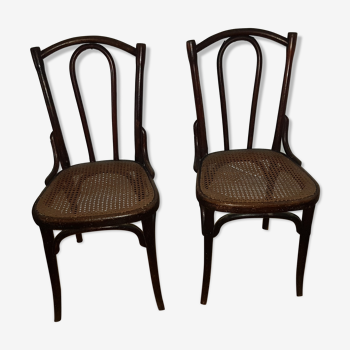 Pair of chairs thonet n° 56