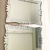 Pair of Venetian style mirrors