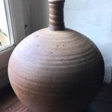 Lampe boule en grès pierre Digan