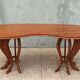 Brutalist table in solid oak