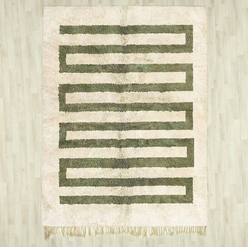 Moroccan Berber wool rug, 250cm x 150cm