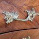 Commode sauteuse de style Louis XV en marqueterie