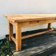 Massive old oak farm table
