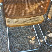 Set of 3 Cesca B32 chairs by Marcel Breuer