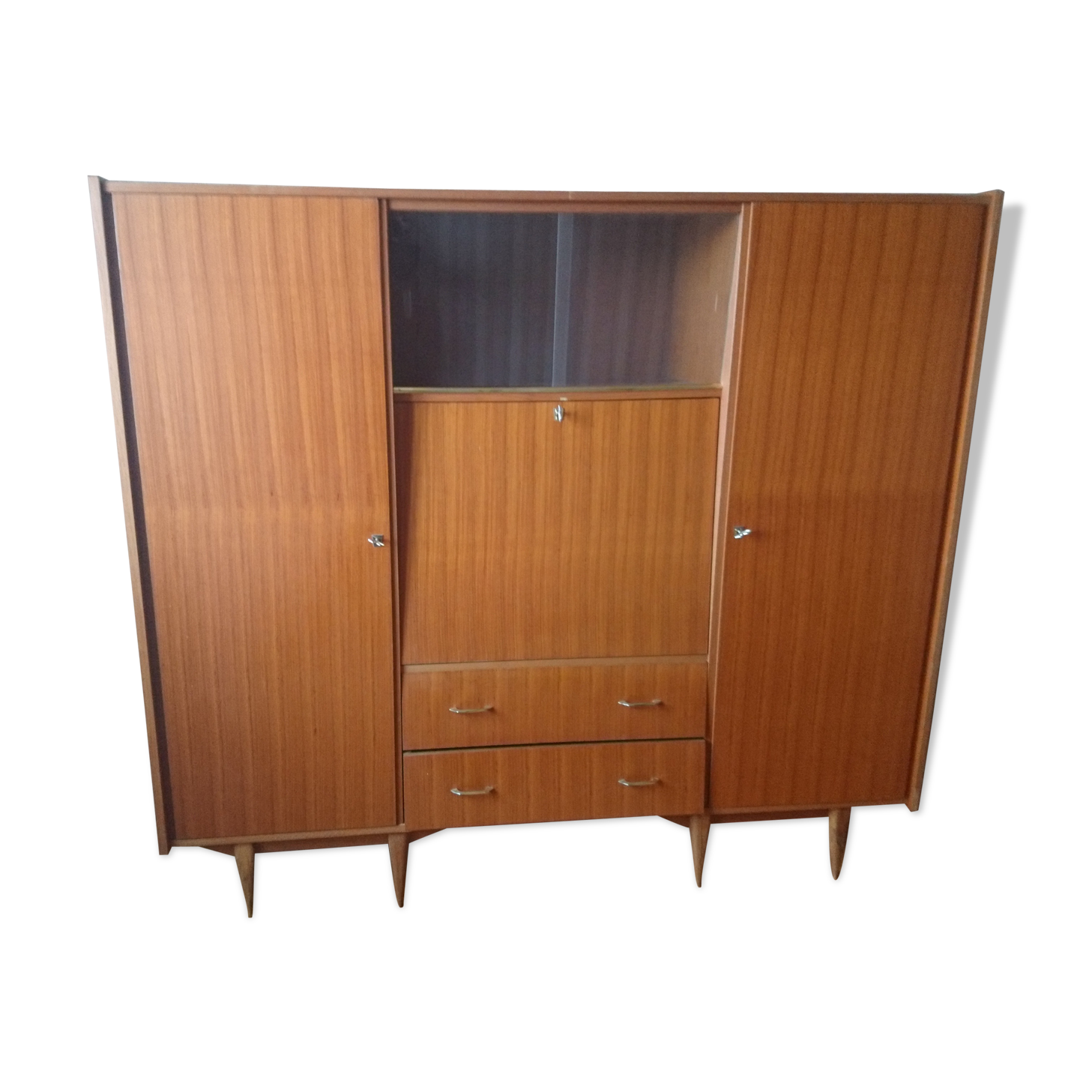 Vintage cabinet writing desk