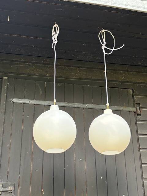 pair of satellite suspensions by Wohlert for Louis Poulsen - Denmark 1960