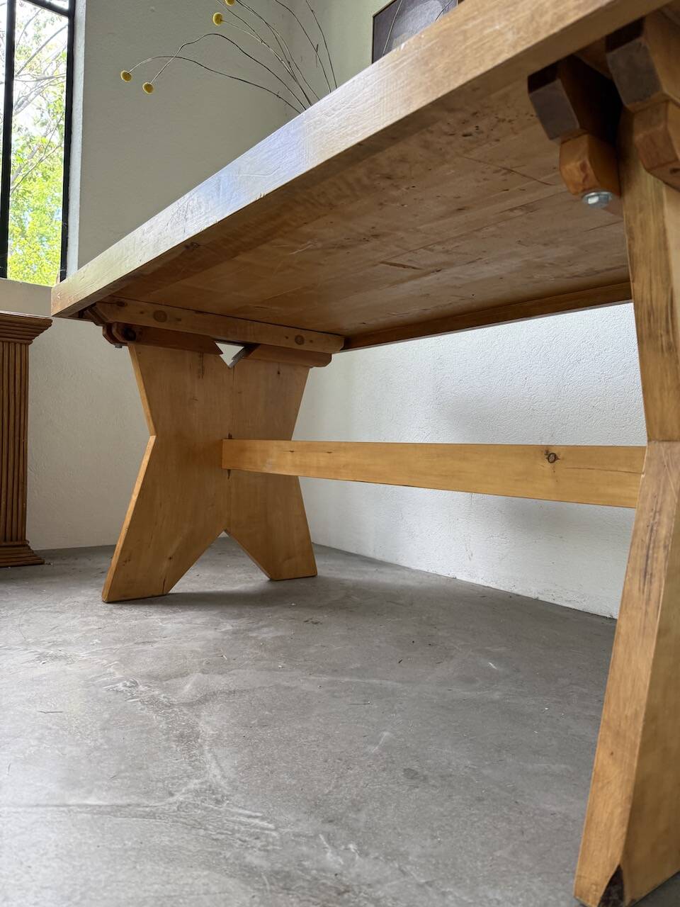 1950s beech mountain furniture table