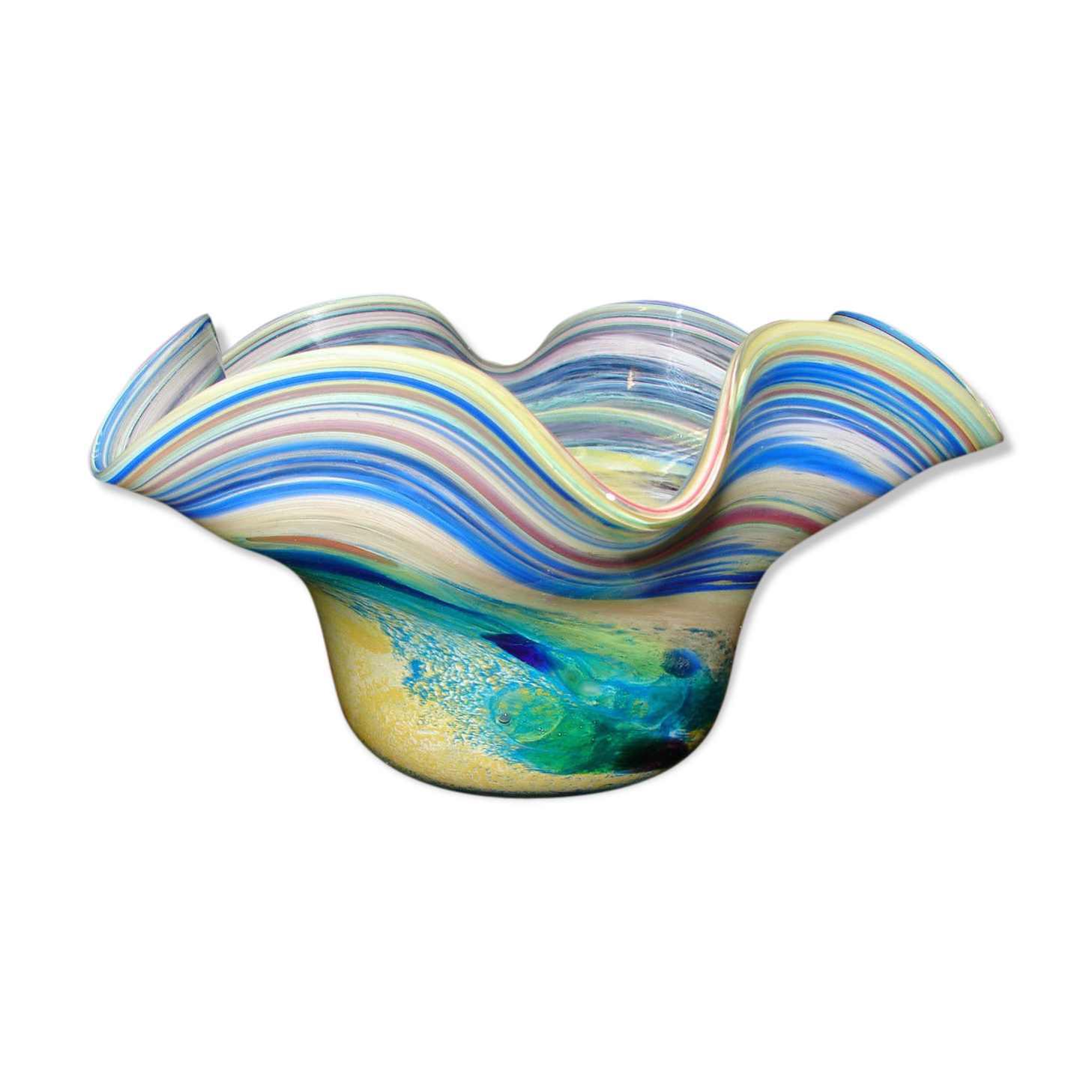 Empty glass paste pocket crystallized moonstone